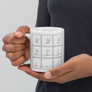 Let It Out - White glossy mug